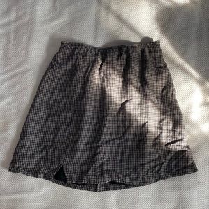 Plaid Mini Skirt